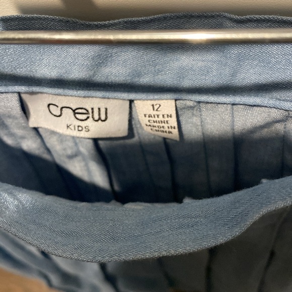 NWOT Girls Elegant Blue Pleated Skirt - Picture 2 of 5